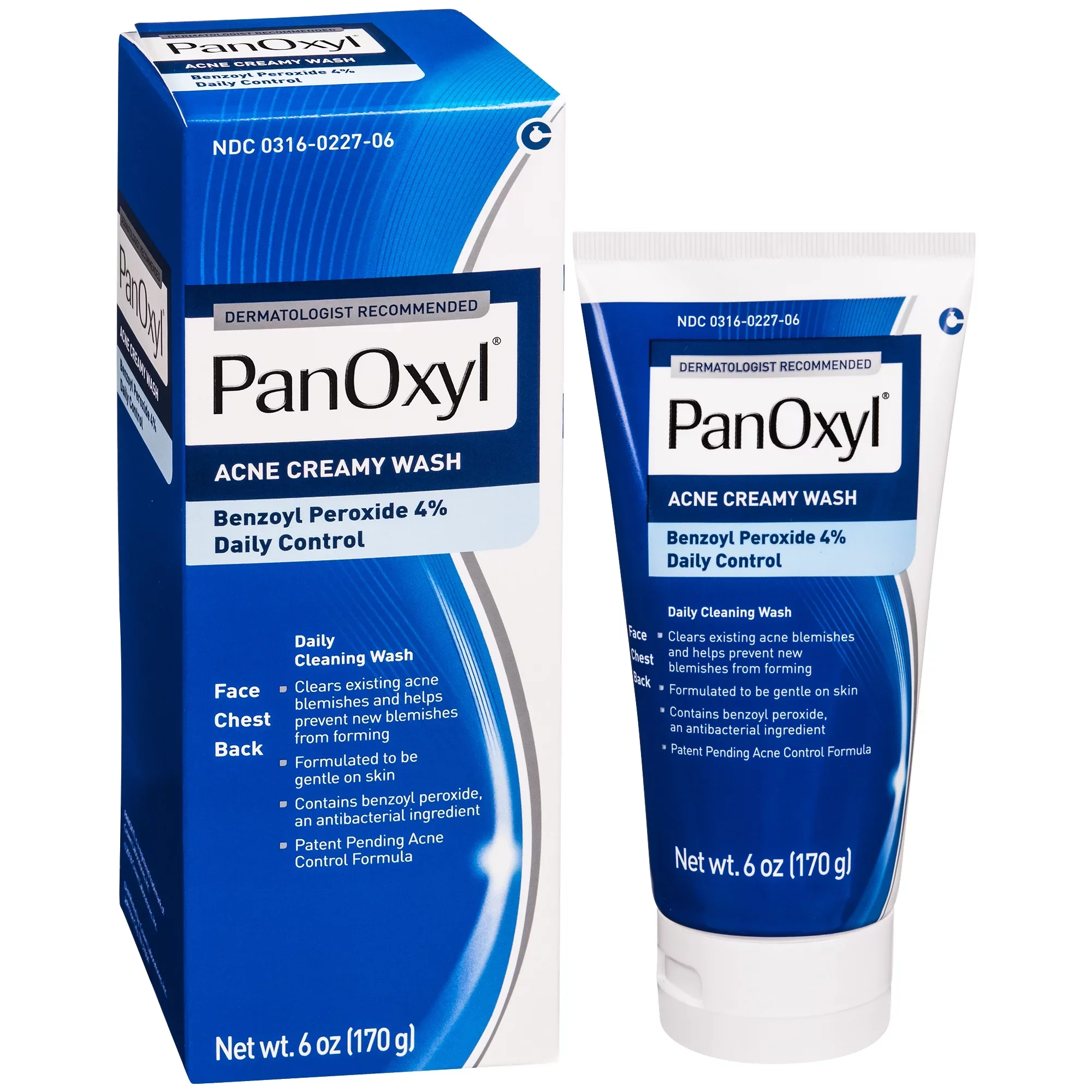 PanOxyl Acne Creamy Wash with 4% Benzoyl Peroxide