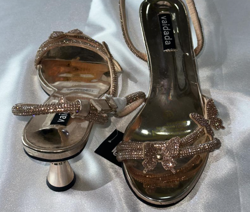 Vaidada Rose Gold Heels