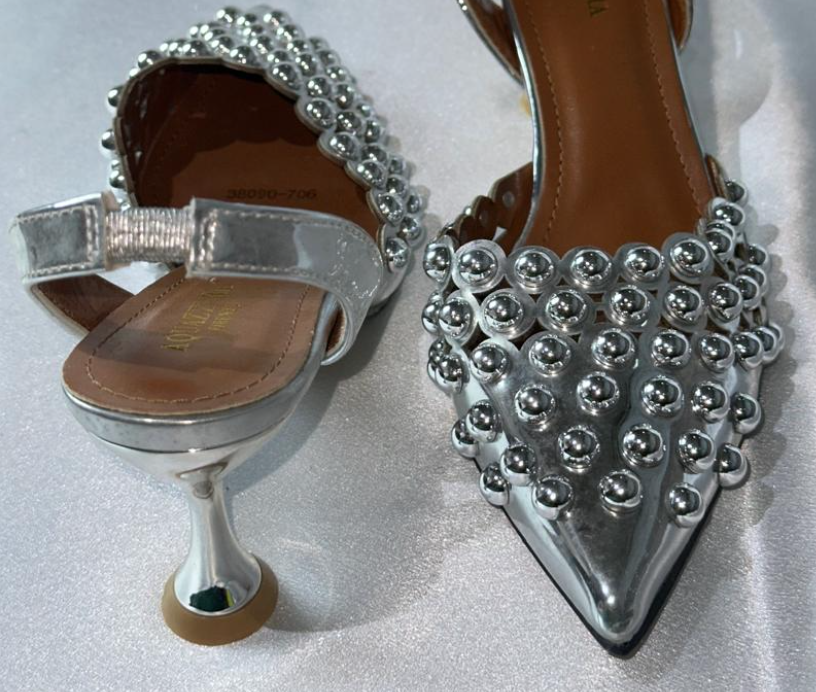 Aquazzura Firenze Silver Heels