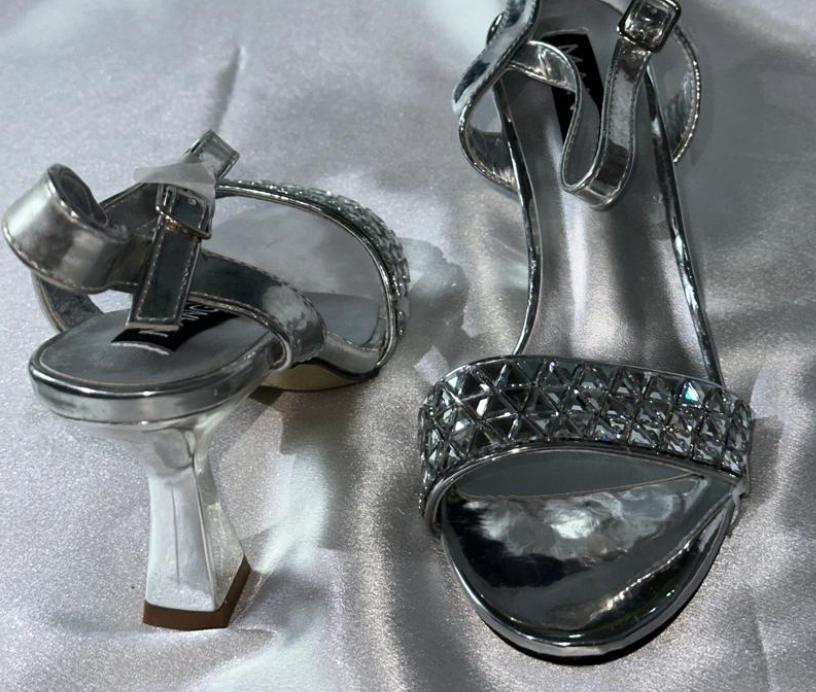 Mango Silver Heels