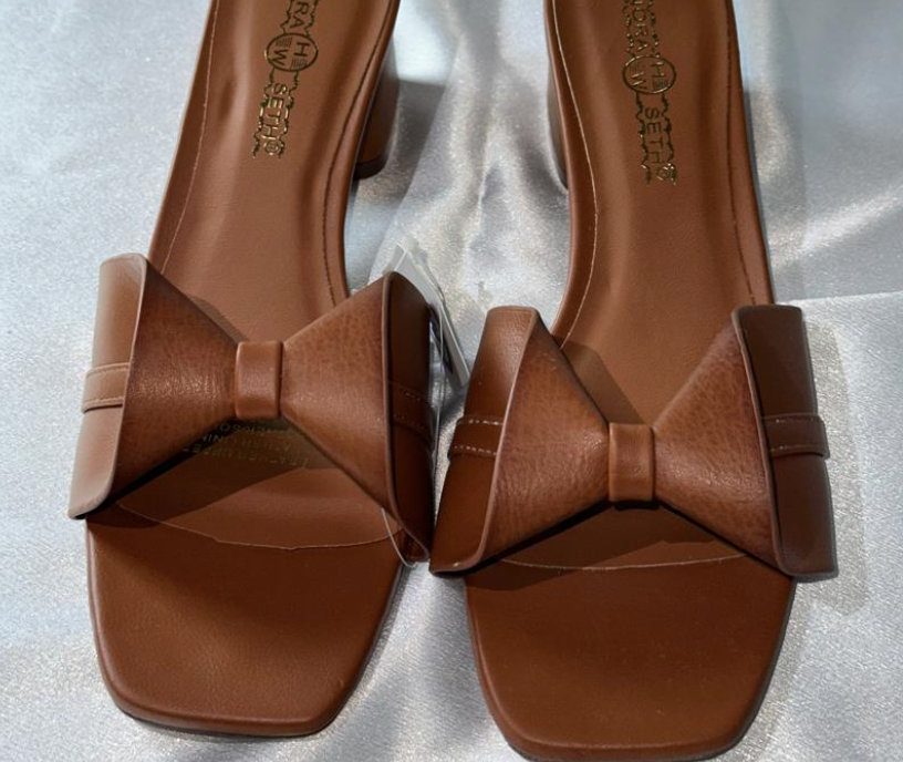 Nora Seth Brown slippers