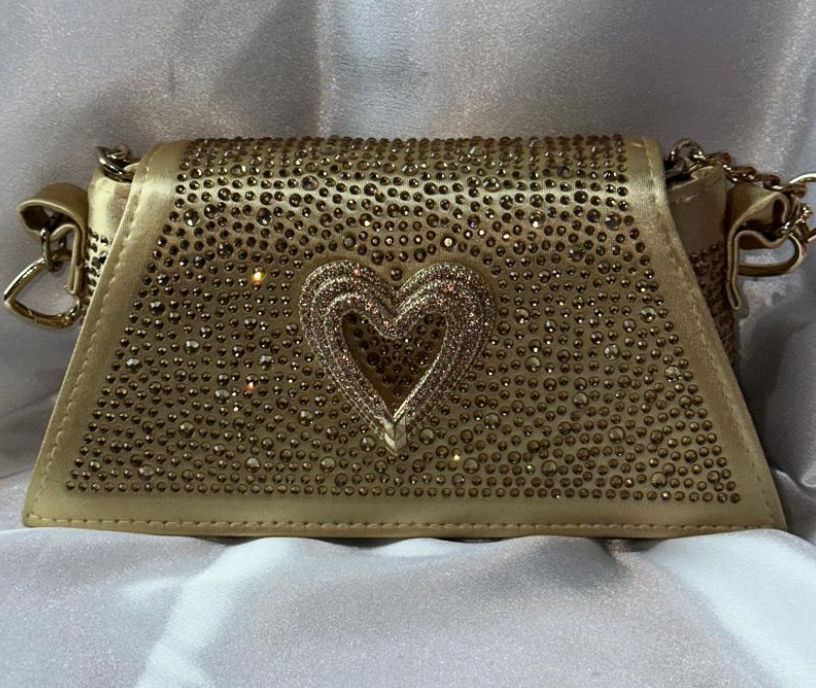 Steve Madden Amina Rhinestone Mini Top Handle Bag