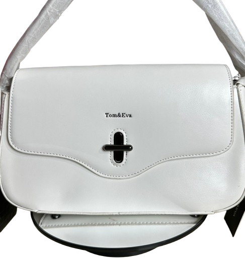 Tom & Eva White Shoulder Bag