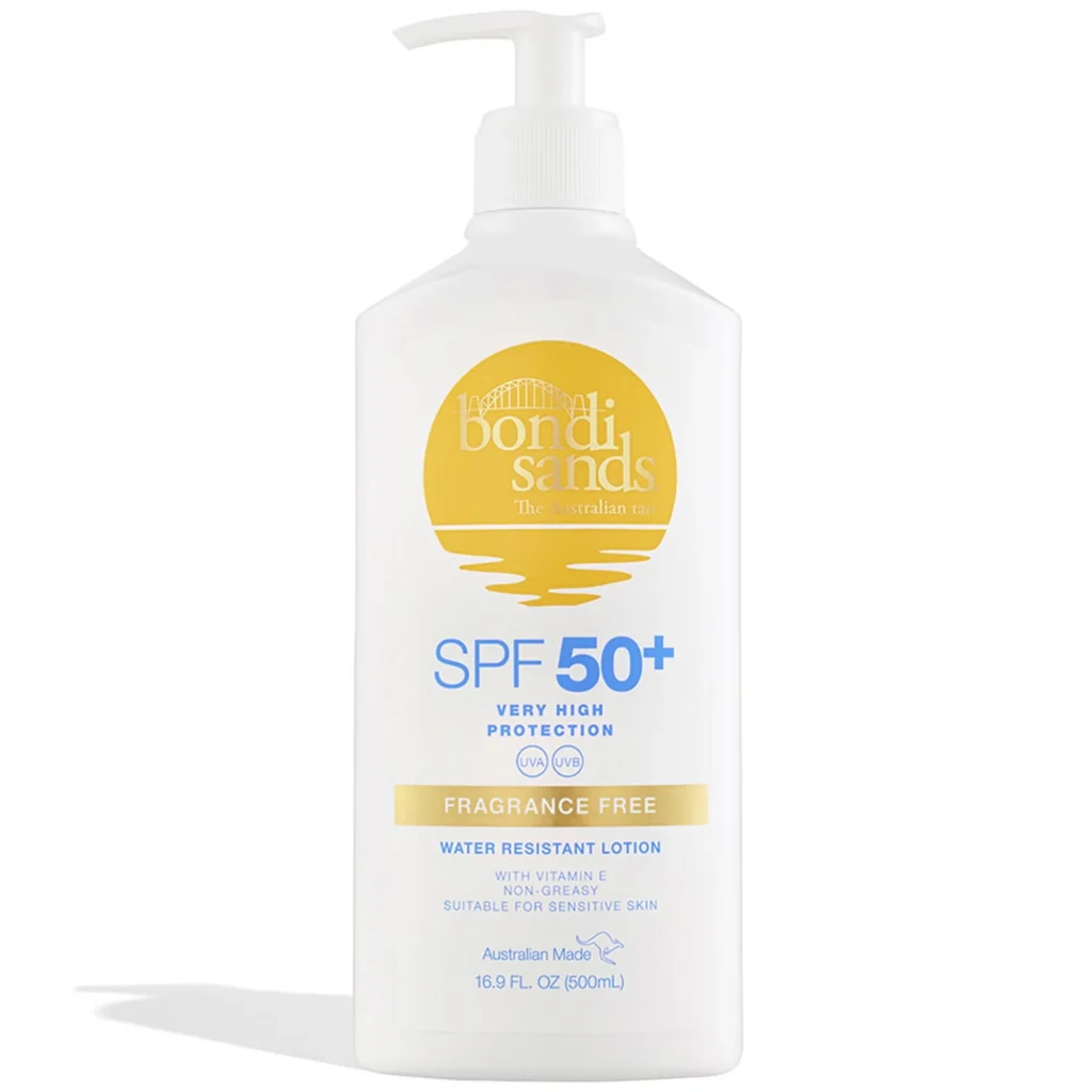 Bondi Sands SPF 50+ Fragrance Free Sunscreen Lotion Pump 500ml