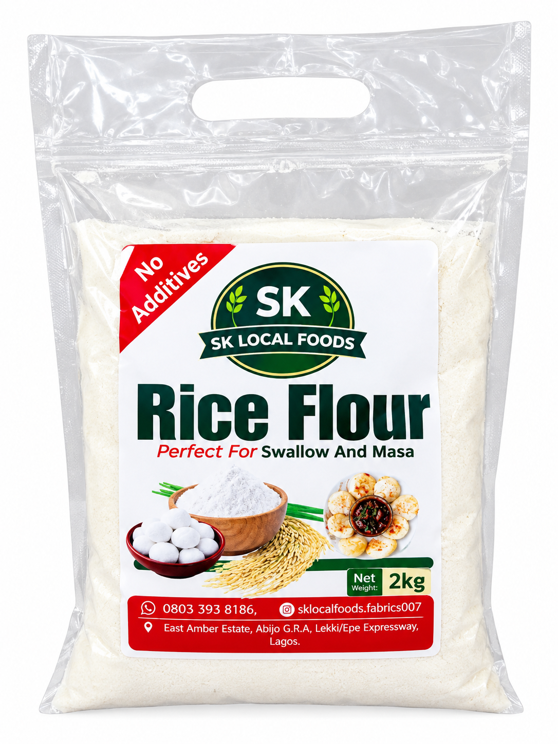 SK Local Foods Rice Flour – 2kg