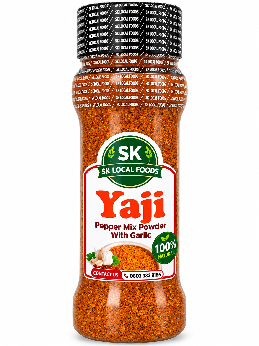 SK Local Foods Yaji Pepper Mix Powder with Garlic