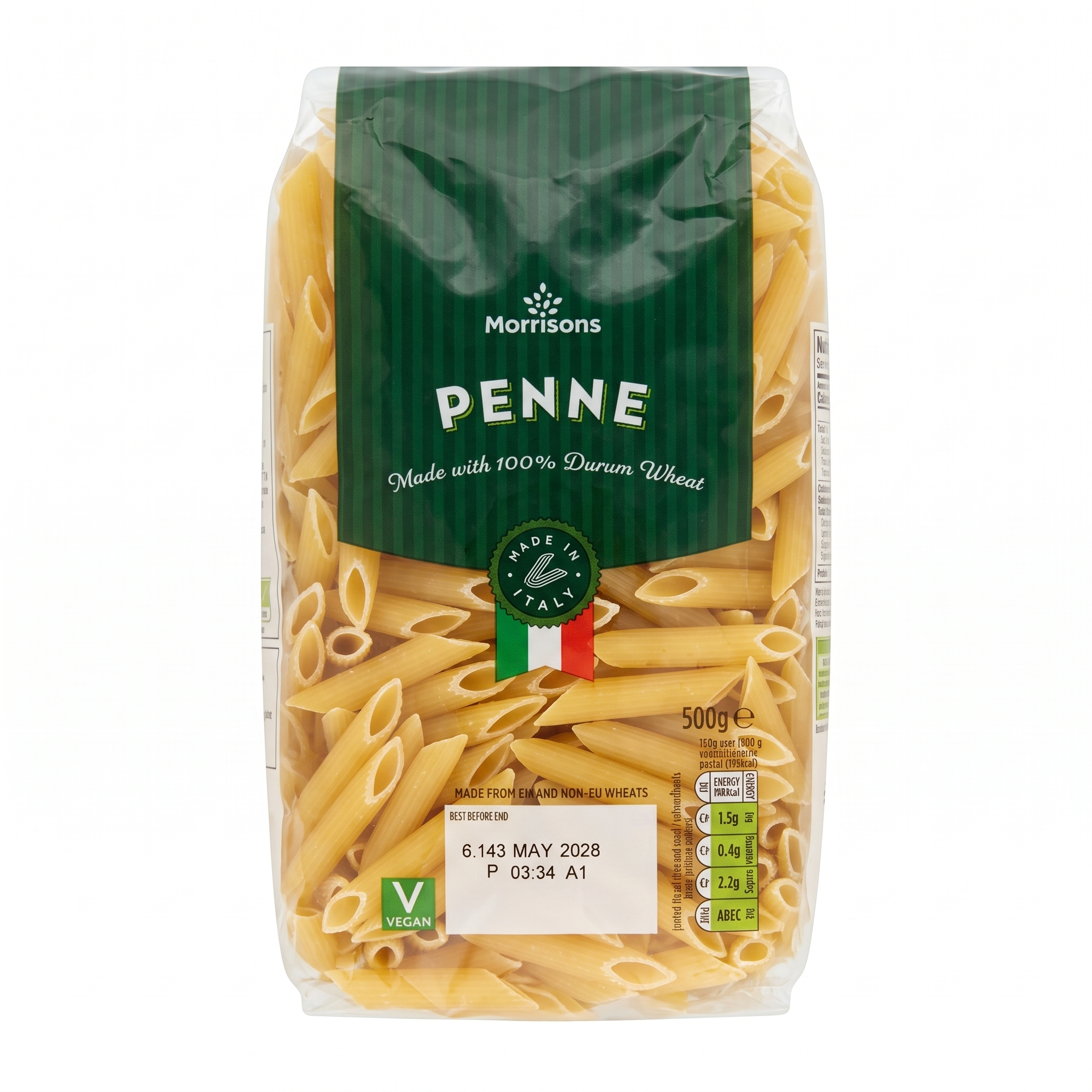 Morrisons Penne pasta (500g)