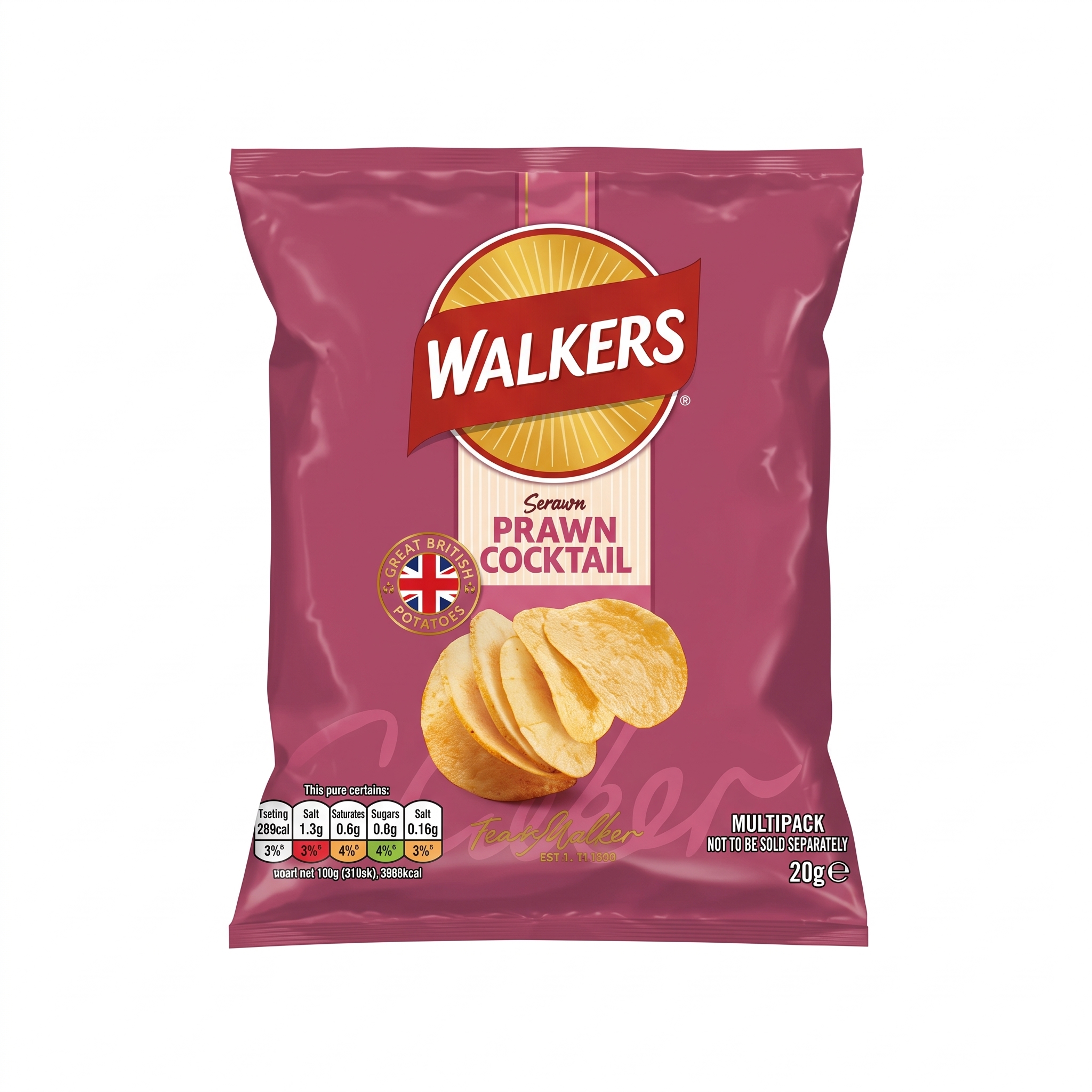Walkers Prawn Cocktail Crisps (potato chips)