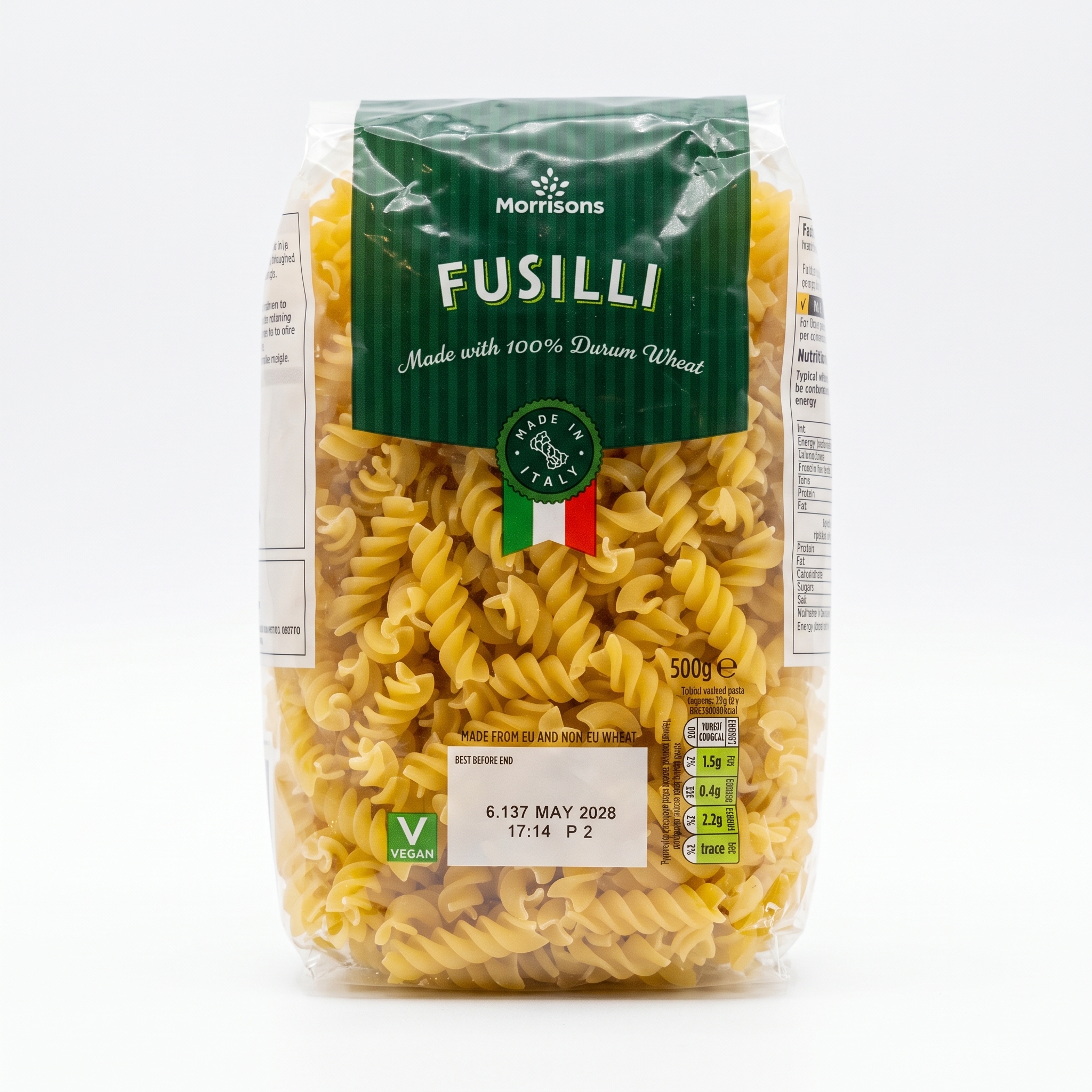 Morrisons Fusilli pasta