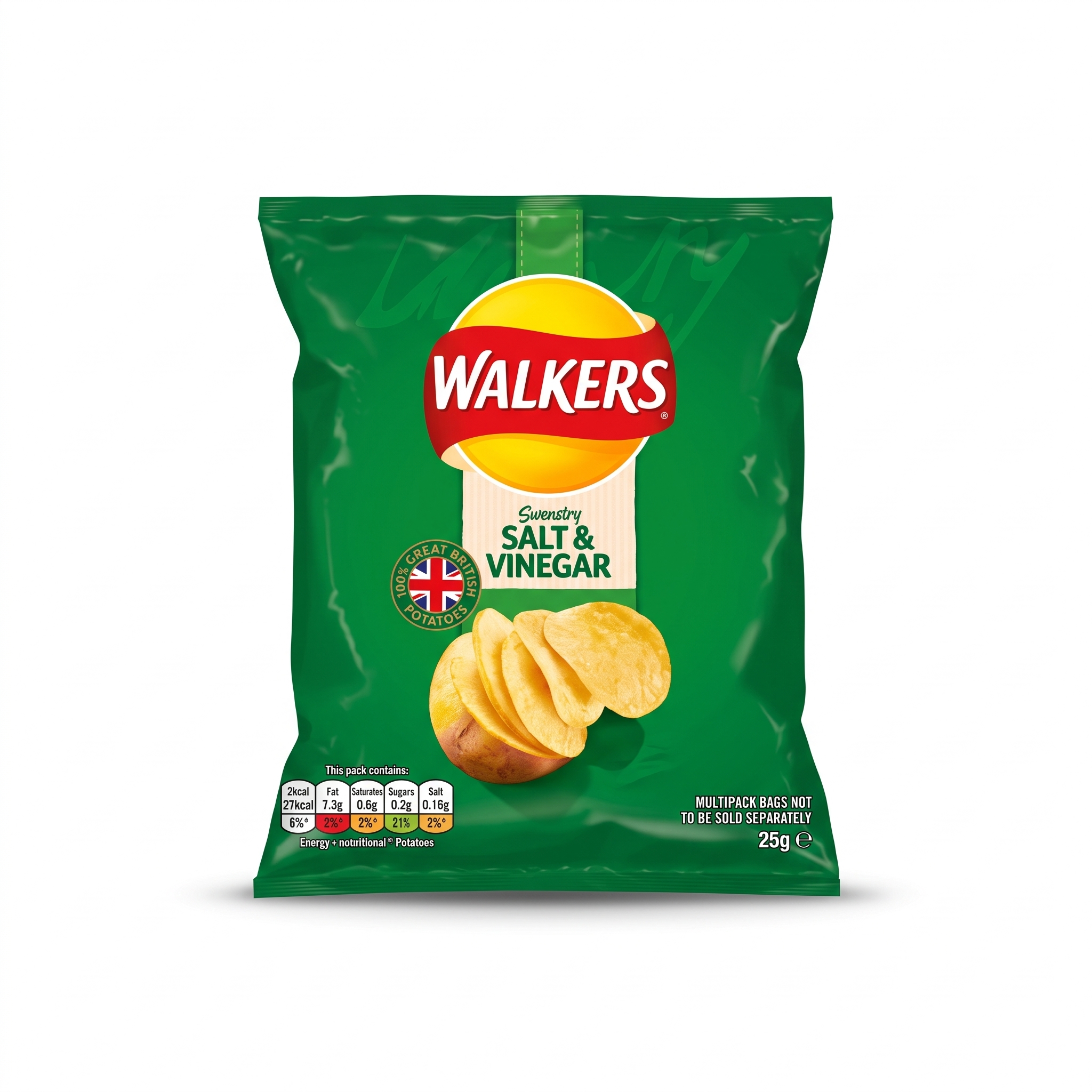 Walkers Salt & Vinegar Crisps (potato chips)