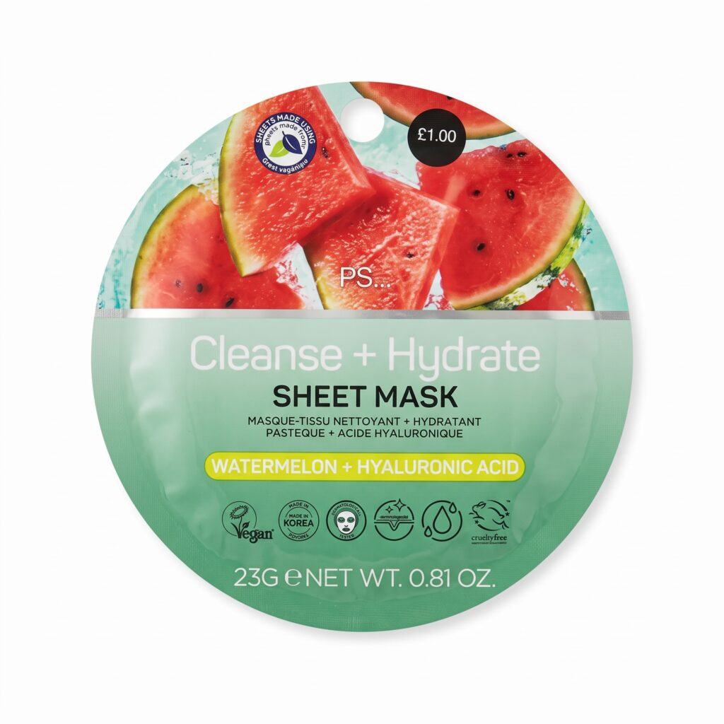 PS... Cleanse + Hydrate Sheet Mask