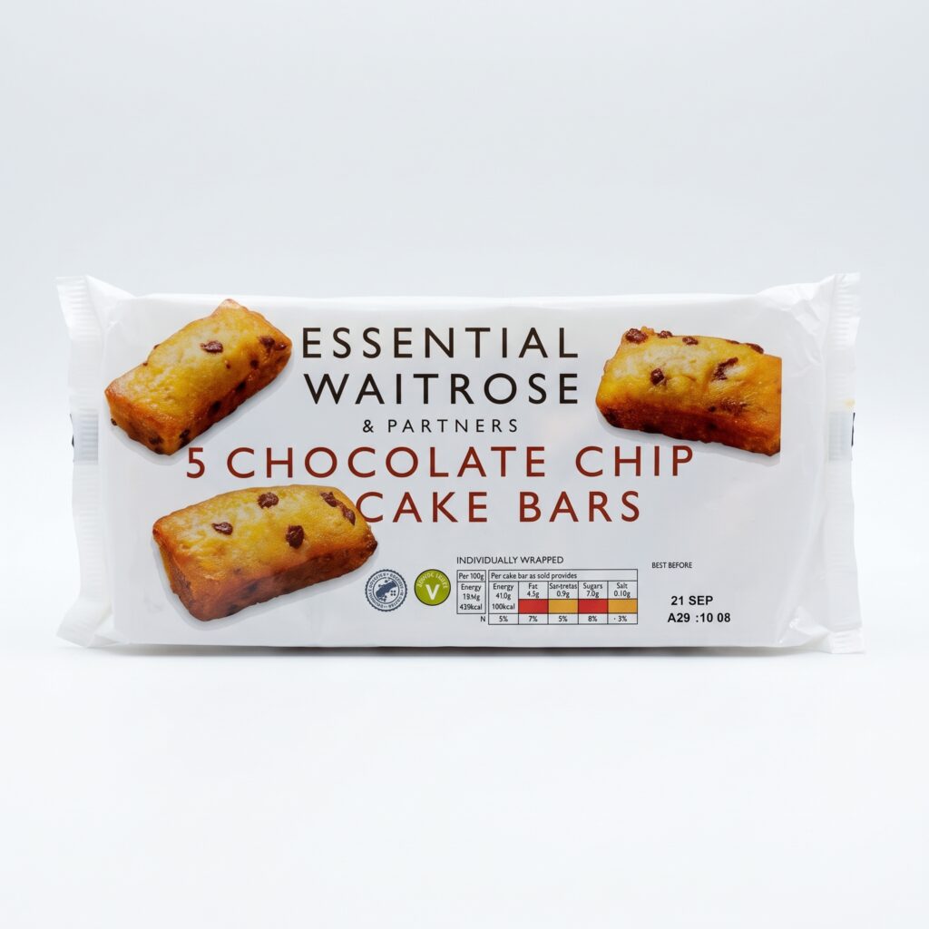 Essential Waitrose & Partners 5 Chocolate Chip Cake Bars