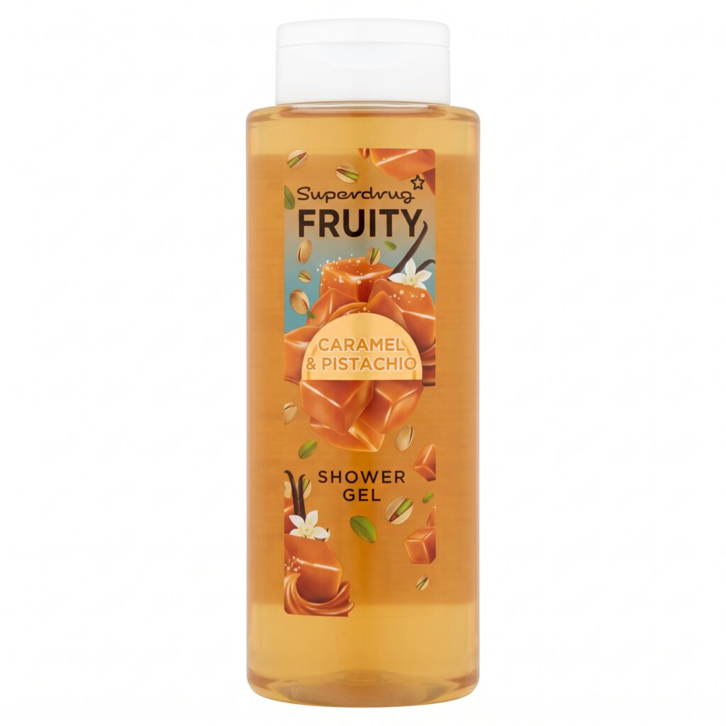 Superdrug Fruity Caramel & Pistachio Shower Gel