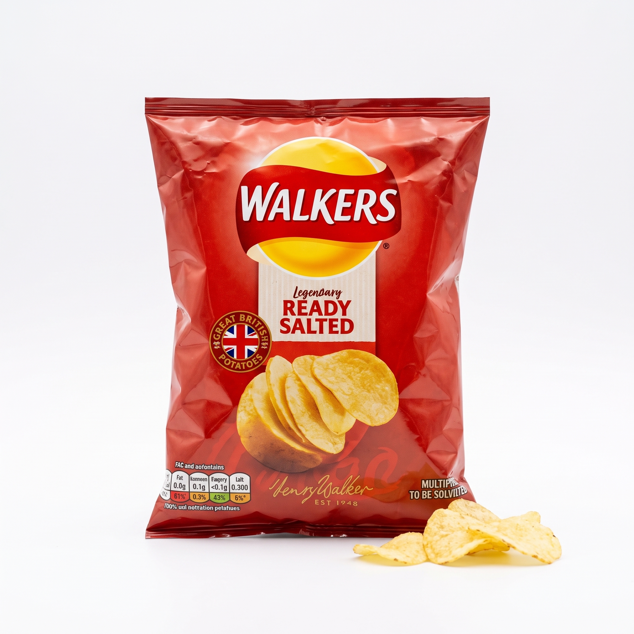 Walkers Ready Salted Crisps (potato chips)
