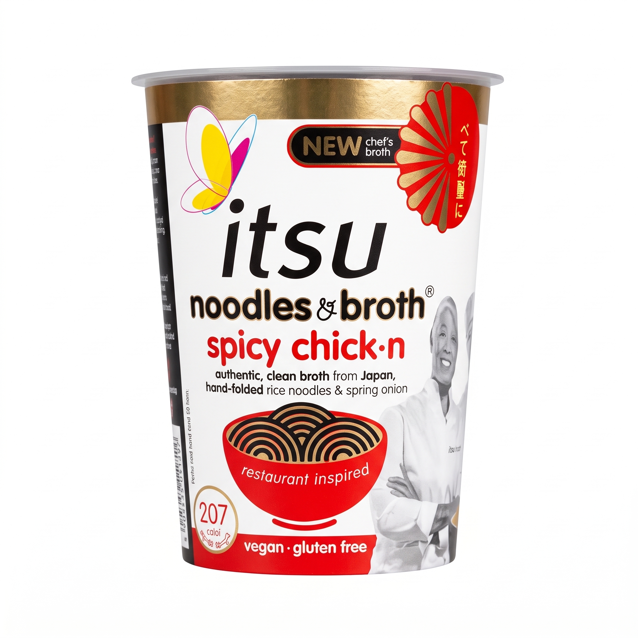 Itsu noodles & broth spicy chicken