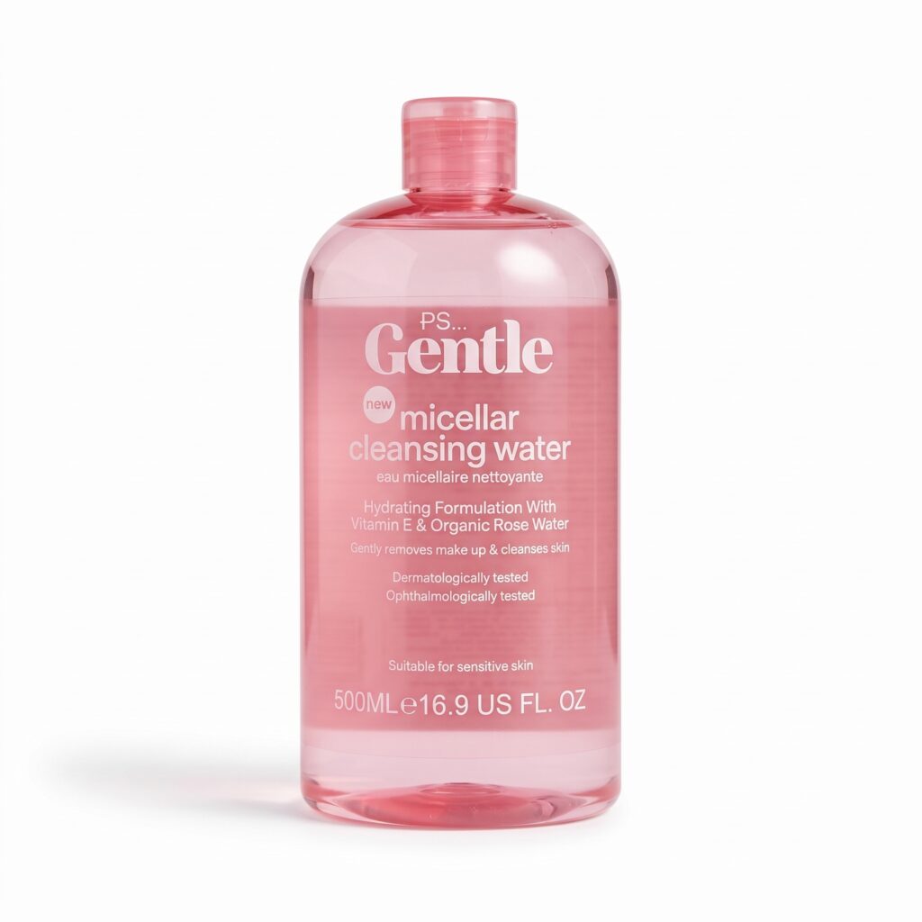 PS... Gentle new micellar cleansing water