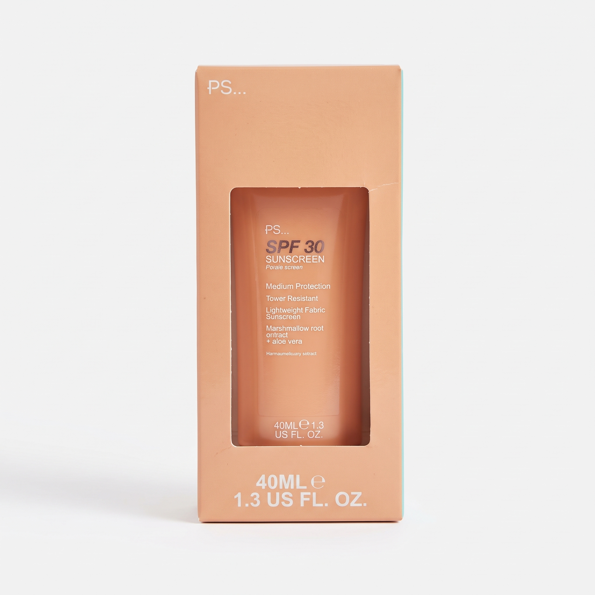 PS... SPF 30 Sunscreen